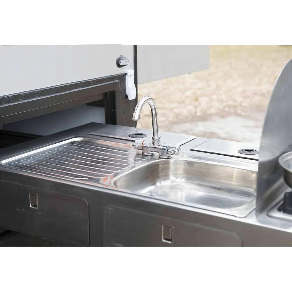Stainless Steel Slide Out Kitchen For Camper Trailer RV Caravan