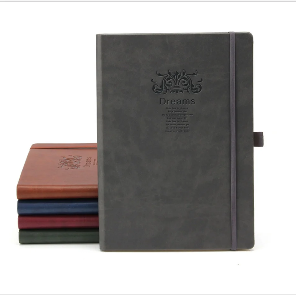 Hot selle wooden cover business notebook office stationery bamboo cover notebook