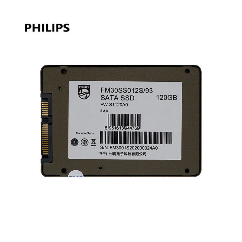 Philips original wholesale factory SATA3 SSD 120GB 240gb 480GB 500gb 2TB 120 gb laptop portable external hard drive 1tb