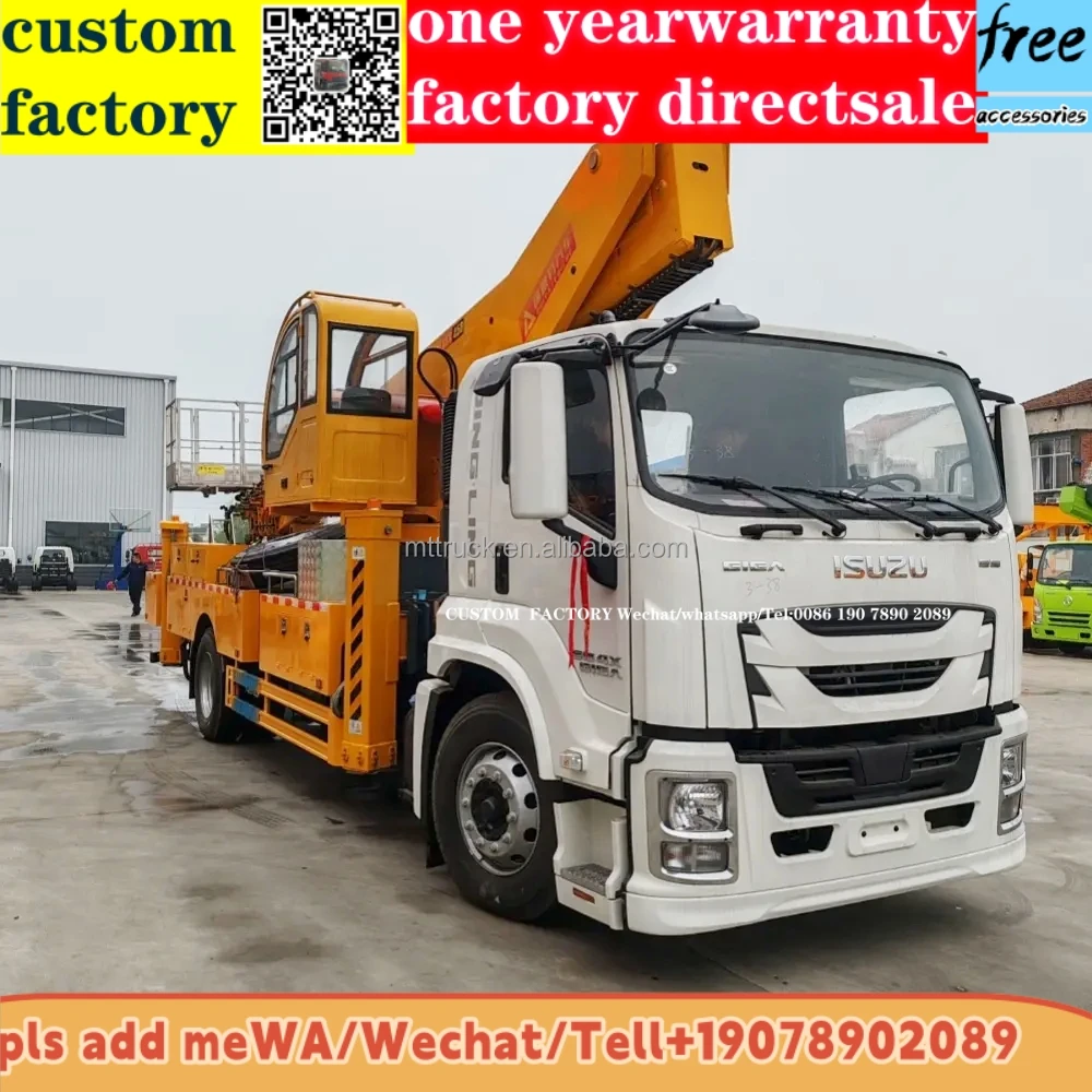 Грузовик I SUZU Sinotruk HOWO 24 26 м 45 80 футов новый изолированный ковшовый подъемник Рабочая платформа грузовик