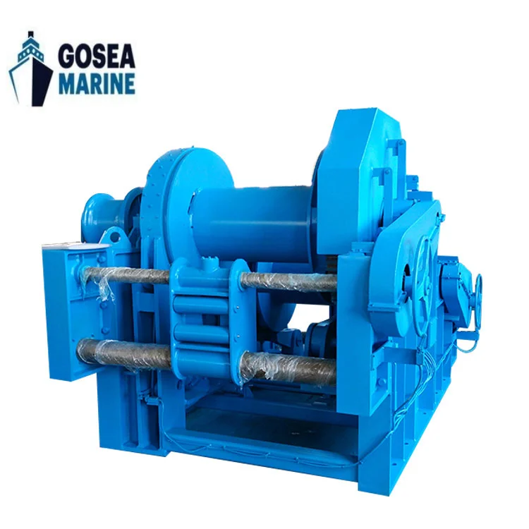 CCS BV LR ABS certificate Hydraulic Electric ship winch anchor windlass