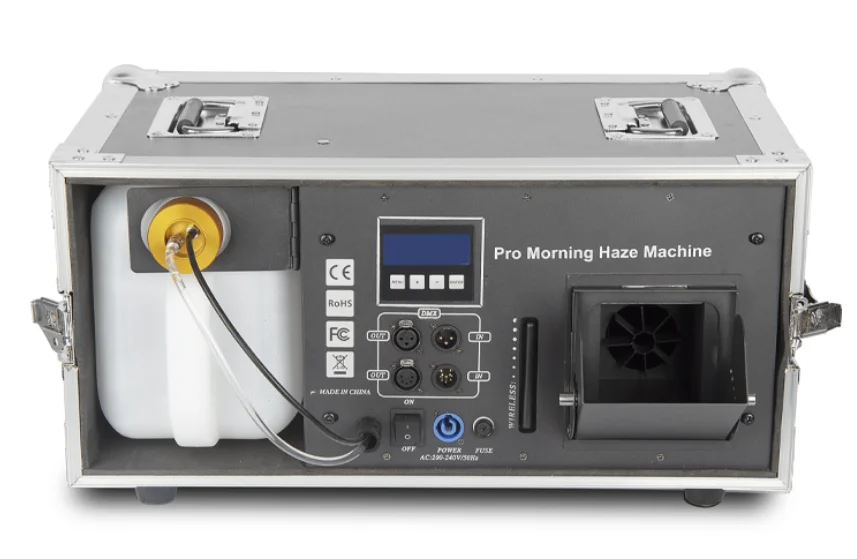 Water-based haze  DMX control  Remote control 1500W haze Safety features Fog effects for Large venues
