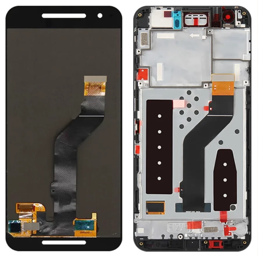 Original AMOLED Nexus 6P For Huawei Google Nexus 6P Display LCD Screen Touch Digitizer Assembly Replacement With Frame Part