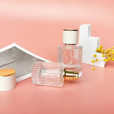 Manufacturers Wholesale empty perfume bottles 30ml 50ml  perfume roll on bottle Clear Fragrance women perfume bottle