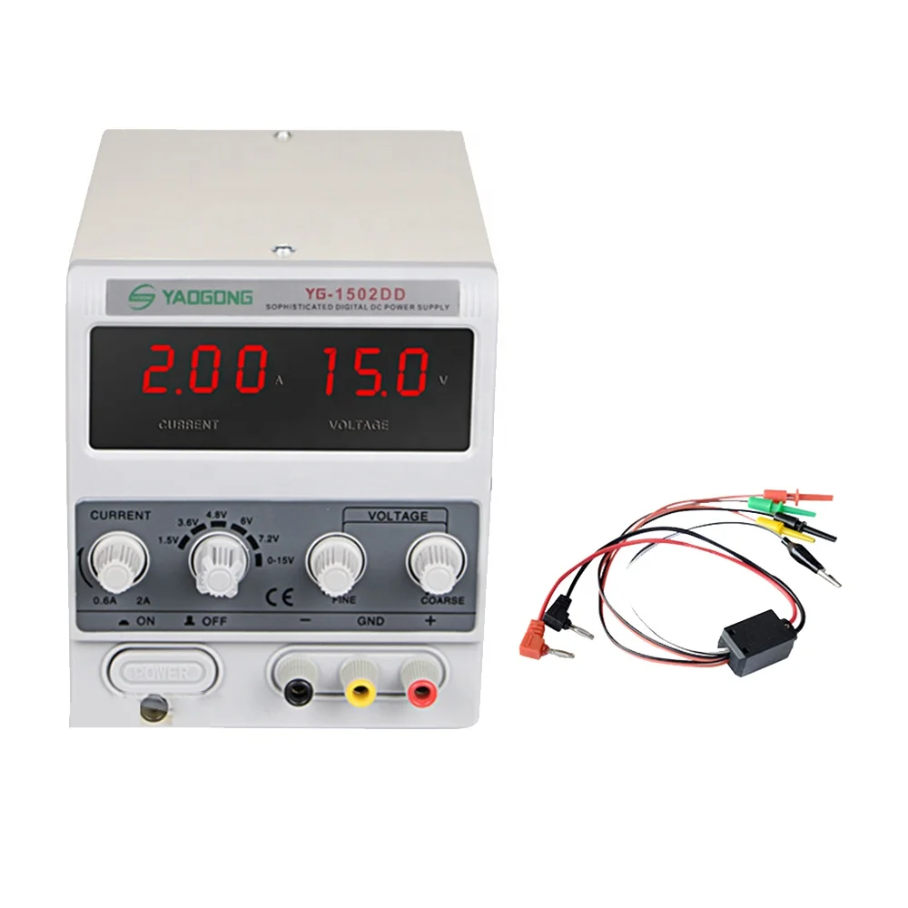 DC Regulated Power Supply Multifunctional Adapter Cable Digital Display Electronic Yaogong 1502DD 15V 2A Maintenance Ammeter