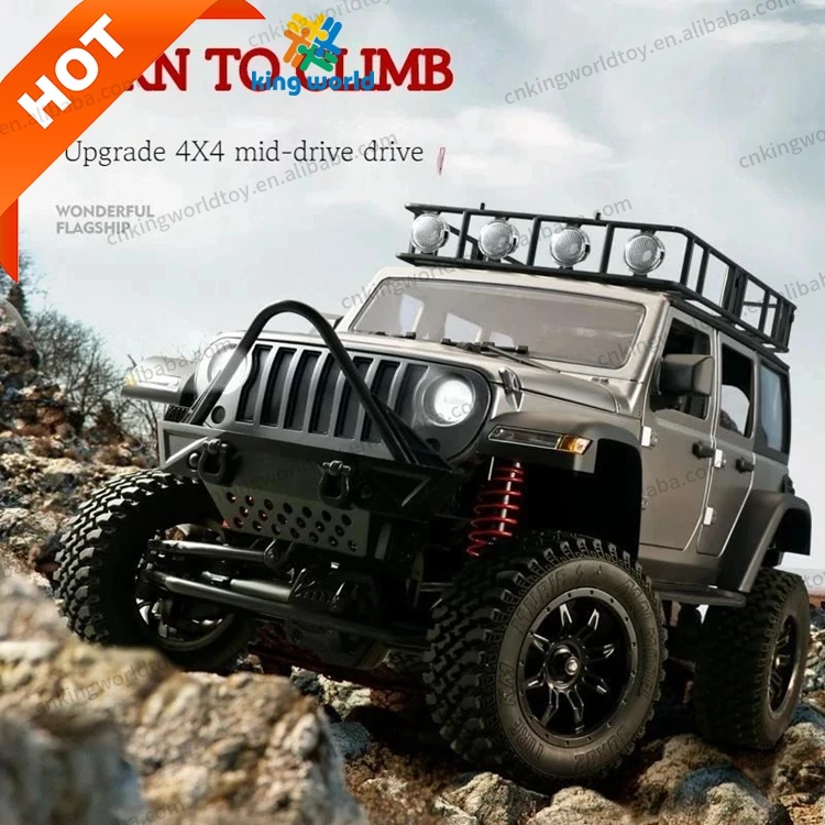 1/12th MN128 Four-wheel Drive RC Model Car RTR Climbing Racing Off-Road Truck with Lights