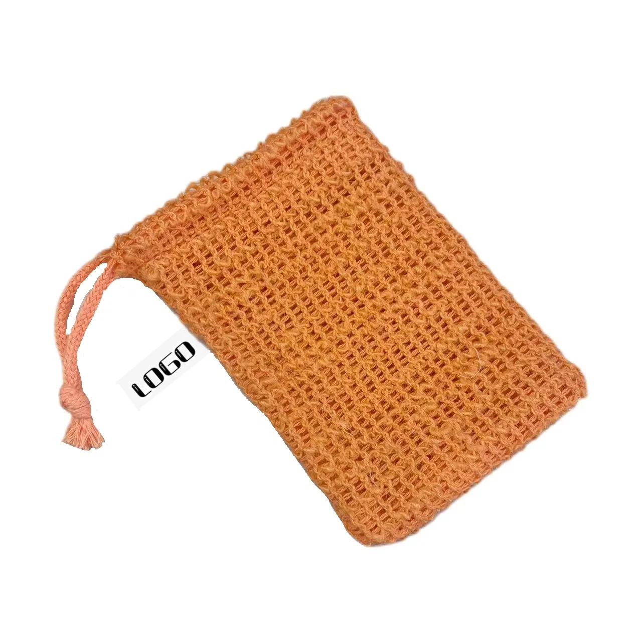 Colorful Cotton Linen Mesh Drawstring Soap Saver Bag Eco Cosmetic Bath Soap Pouch