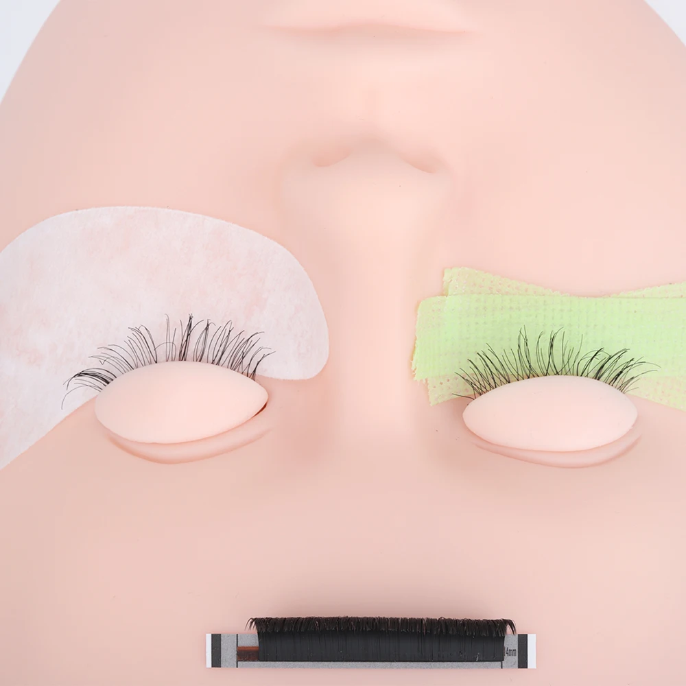 Wholesale Eyelash Practice Mannequin Head Soft Silicone Eyelash Extension Training Mannequin Head With Eyelids