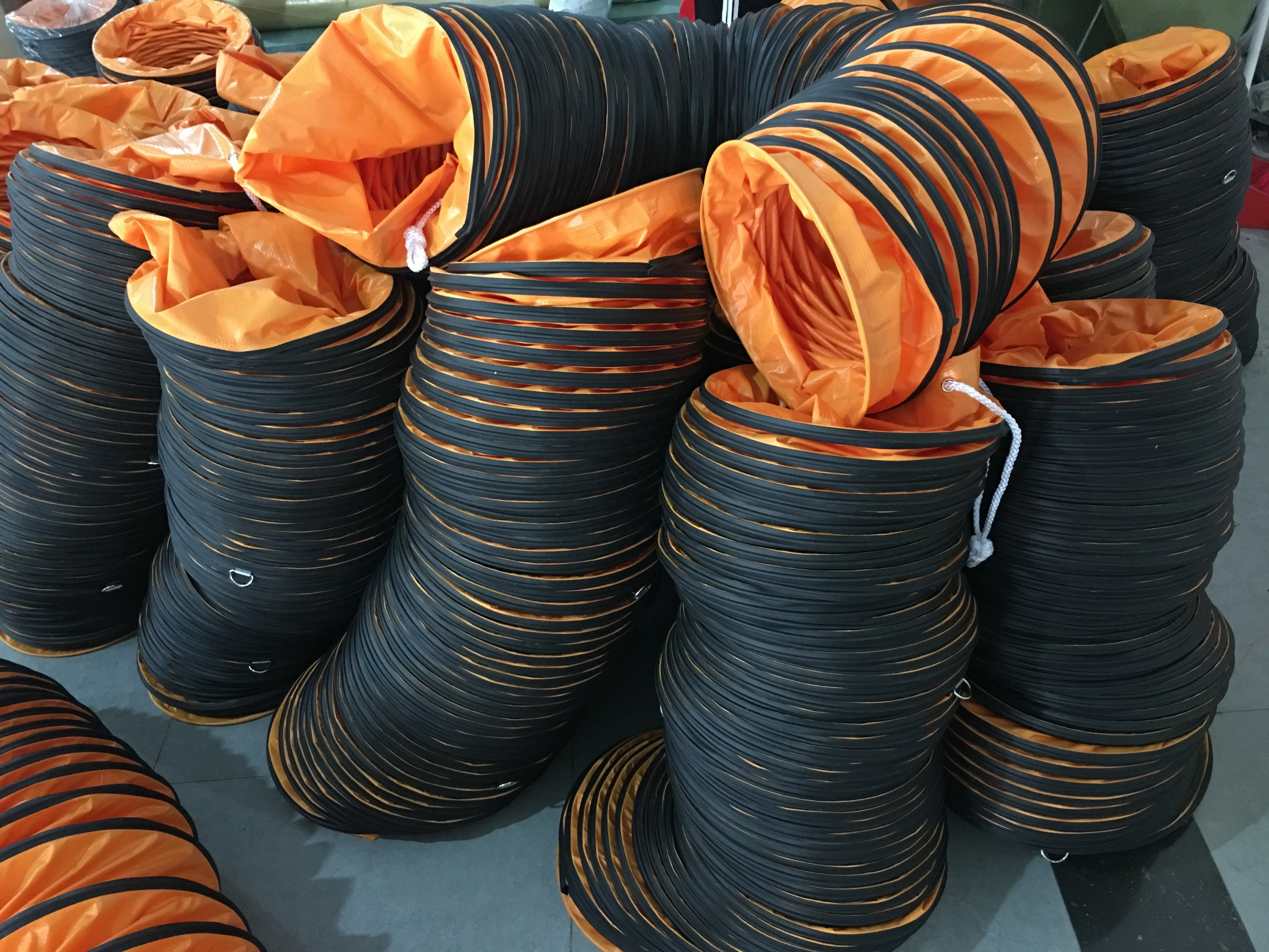 PVC Material Soft Flexible exhaust hose For Air Smoke Gas exhausting