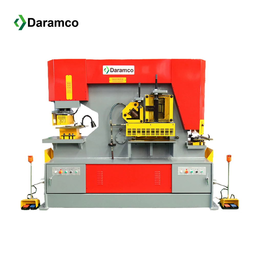 Daramco Hot Sale Q35Y-50 Serie A Hydraulic Ironworker with E21S CNC Controlled System Punching and Shearing Machine