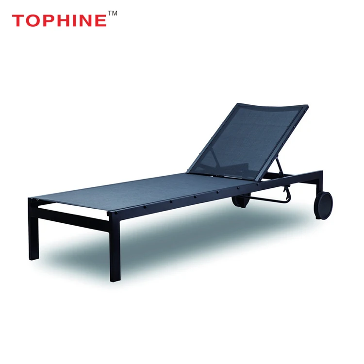 Commercial Contract TOPHINE Outdoor Furniture Single /Double Wicker Patio Lounge Chaise