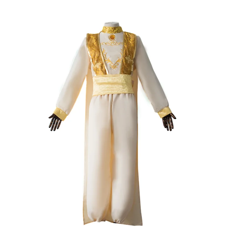 Halloween Adult Cosplay Complete Set Clothing Adult Cosplay Costume Mythical Prince Aladin Stage Performance Costume Magic lamp