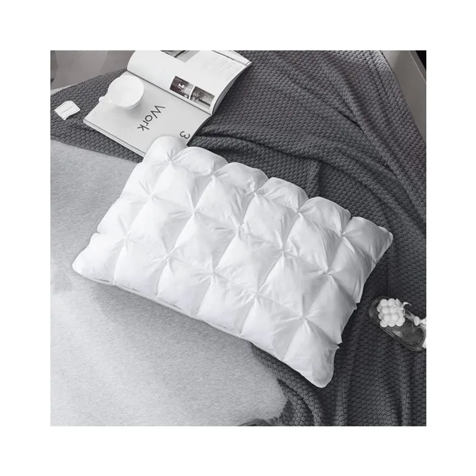 Premium 100% Cotton 3D Cube Designs Pillow For Side Back Stomach