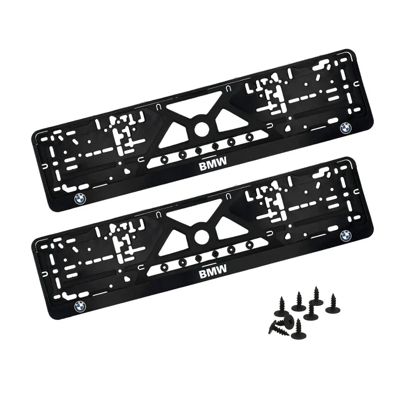 Custom Plastic wholesale european Car license Plate Frame License Plate Cover License Plate holder