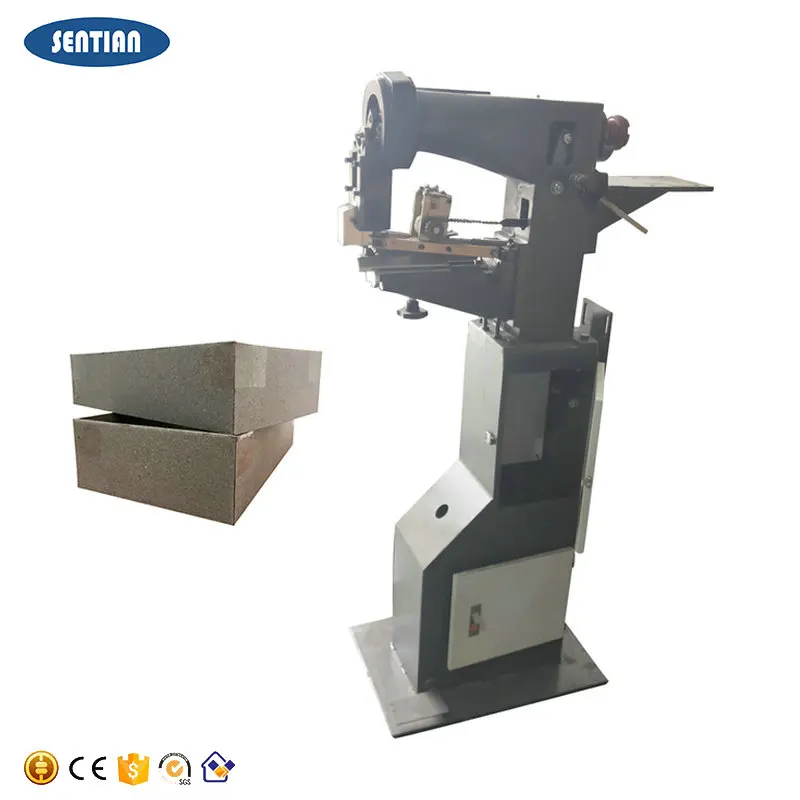 Новое поступление индивидуальный заказ клей клейкие ленты бумага коробка углу вставить машина