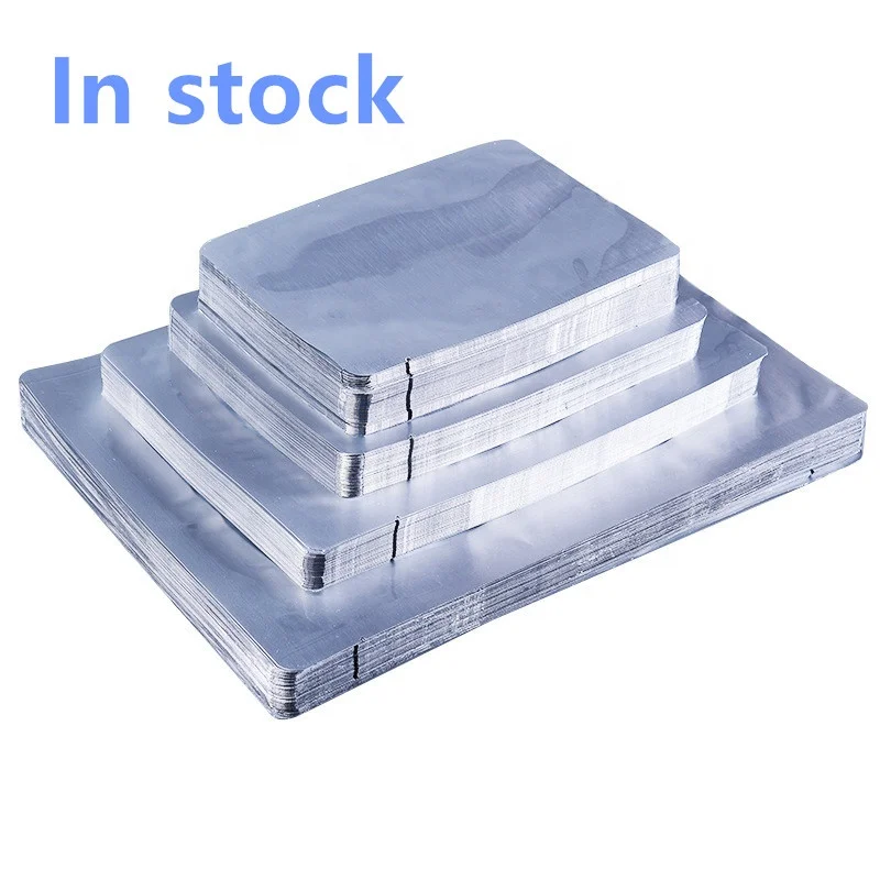 Extra Thick Heat Sealable Recyclable High Barrier Hot Seal Food Storage Mylar Matte Aluminum Foil vacuum Bags for seeds
