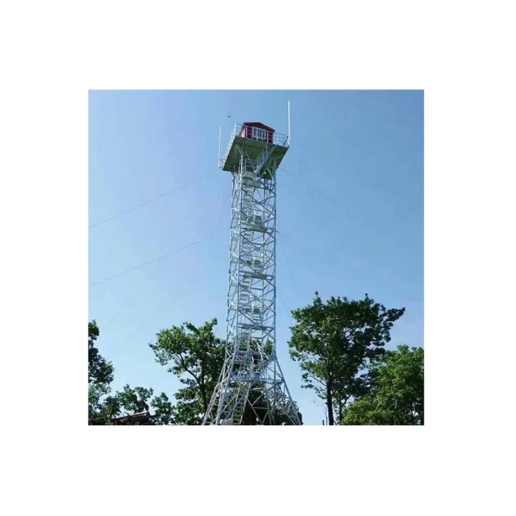 Wholesale Cheap Price Fire Station Training Angle Lattice Steel Watchtower Observation Tower