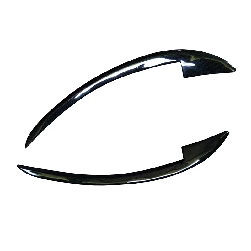 Z-ART Carbon Fiber Front Splitter For Ferrari 458 Carbon Fiber Front Fender Trim For Ferari 458 Front Canards Car Bumper Parts