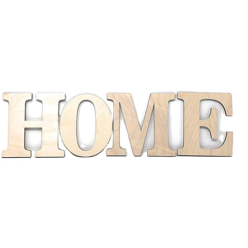 Customized Logo Pattern Shaped Design Wood Pieces And Wooden Forest Decorations Trees And Christmas Ornaments