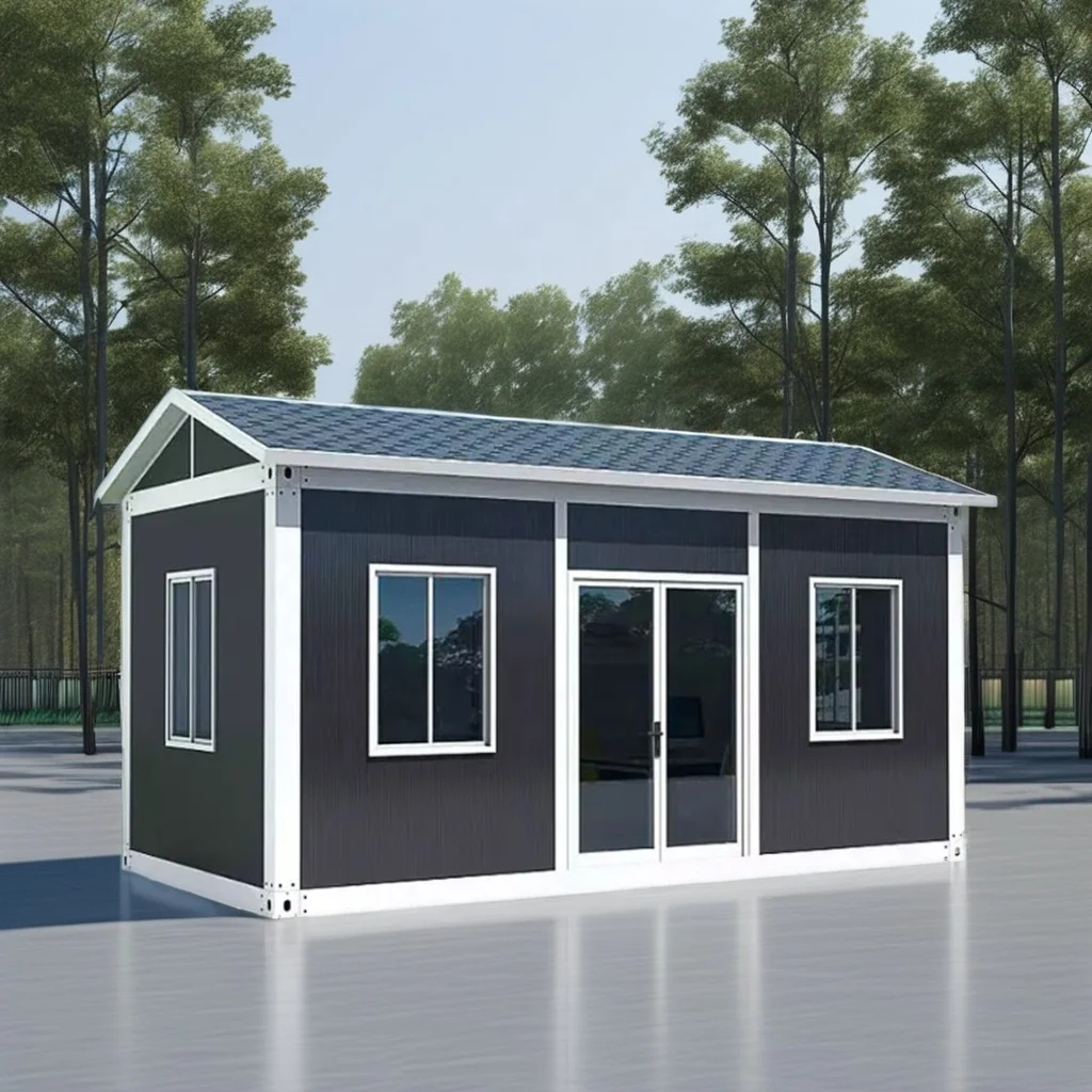 Chinese style courtyard house prefabricated container house residential mobile container house office