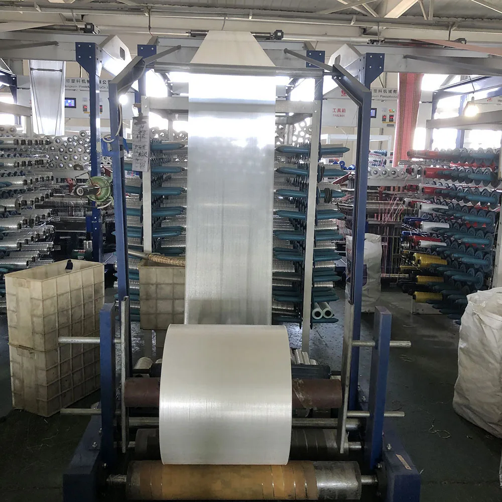 Low price PP plastic woven tubular fabric sack bag rolls for making chemical feed corn sugar rice packing