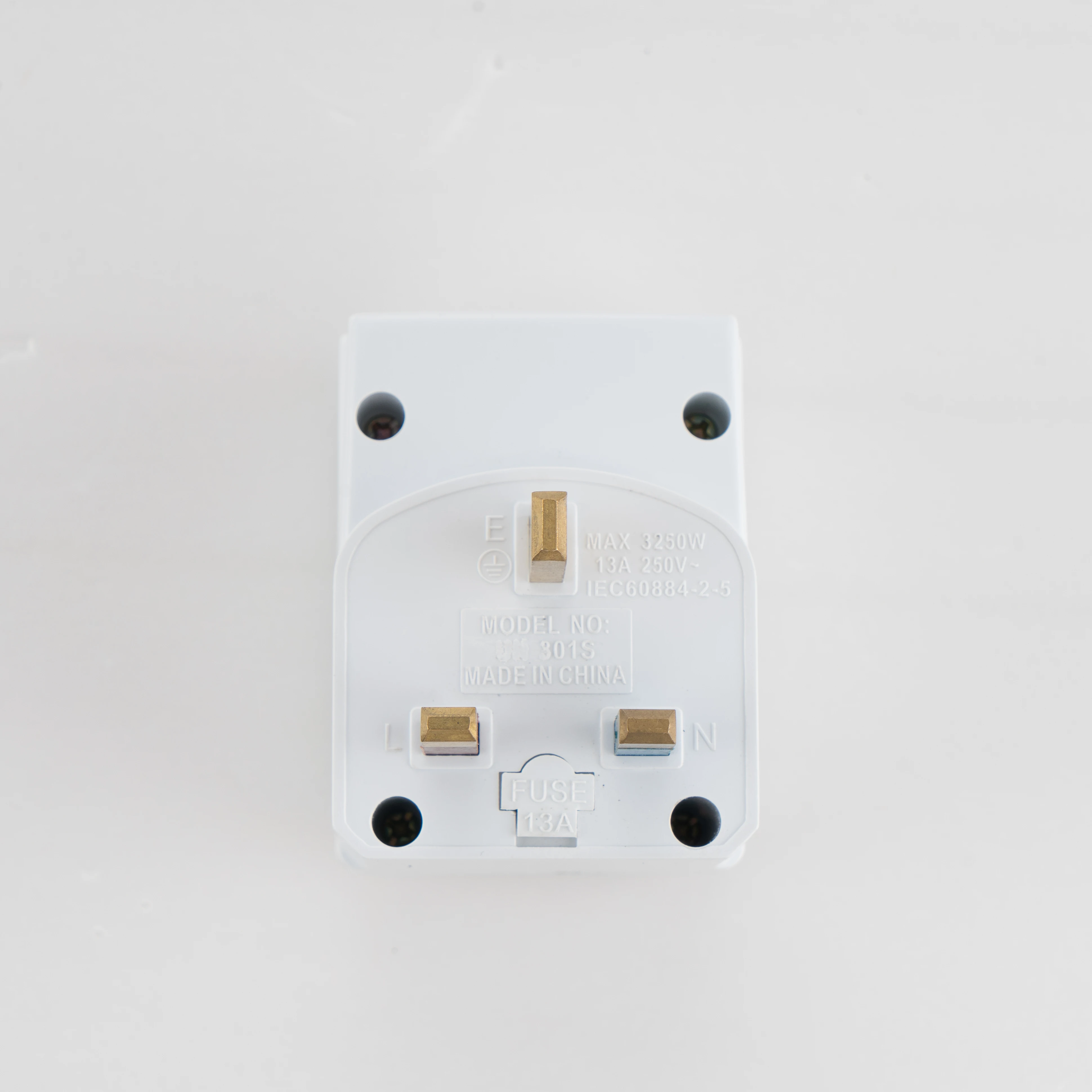 303MS красочные 13A 250V Британский Универсальный адаптер с предохранителем