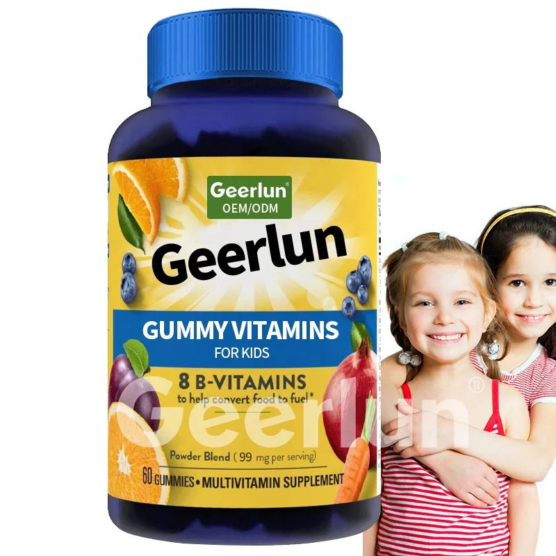 Rich Nutrition Vitamin Gummy for Kids Immune Support Vitamin Supplements Protect Eye Health Multivitamin Gummies