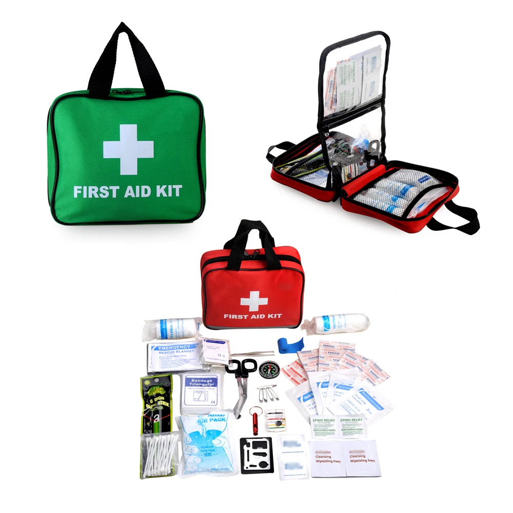 Top Seller CE certification First Aid Kit Emergency Bag With Medical Supplies For Home Office Outdoor Survival Aid Kit
