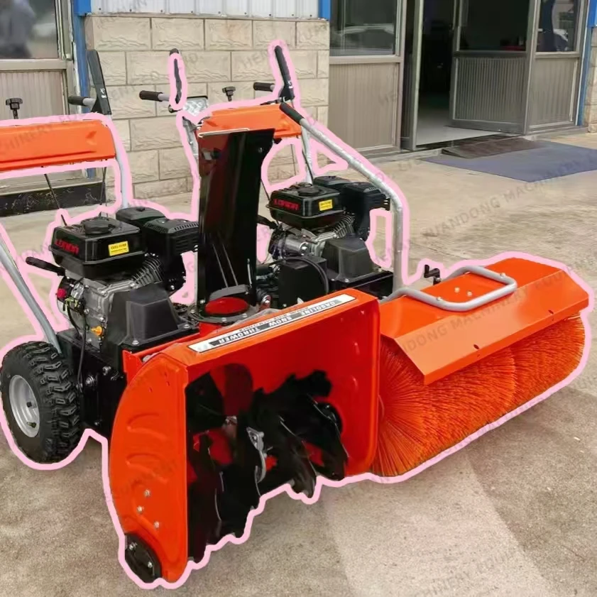 Lawn Sweeper Gasoline Engine Diesel Power Artificial Grass Cleaning Equipment Snow Sweeper