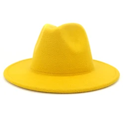 ladies wool felt hat fedora hats men wool felt wide brim fedora hat