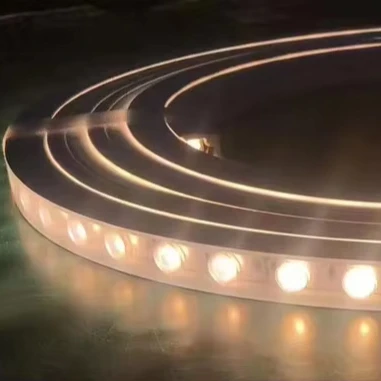 3D modeling 24V LED Neon Flex Strip that support both front and side bends