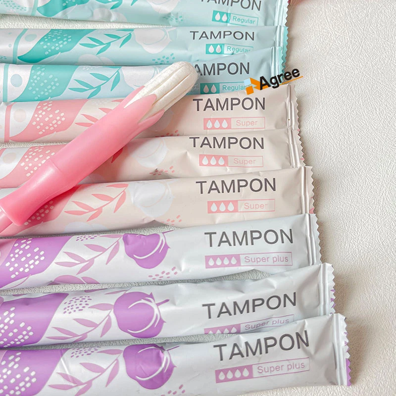Hot selling Organic Tampons Comfort Silk Touch Feminine Hygiene Mini Packed Digital Tampons Applicator Tampons
