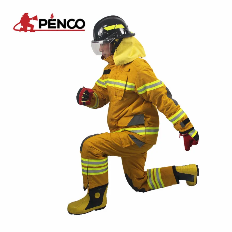 High Quality PBI Firefighter Suits Firefighting Suits with Nomex Comfort Layer