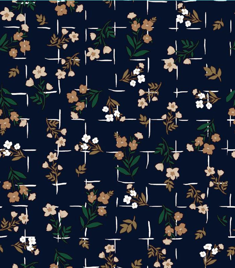 75DX75D 100DX100D 150DX150D Italian Chiffon Japanese Silk Fabric Digital Printed