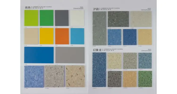 Waterproof Durable Pvc Vinyl Flooring Rolls For kindergarten Hospital Bacteria-proof Indoor Medical Vinyl Flooring 2mm