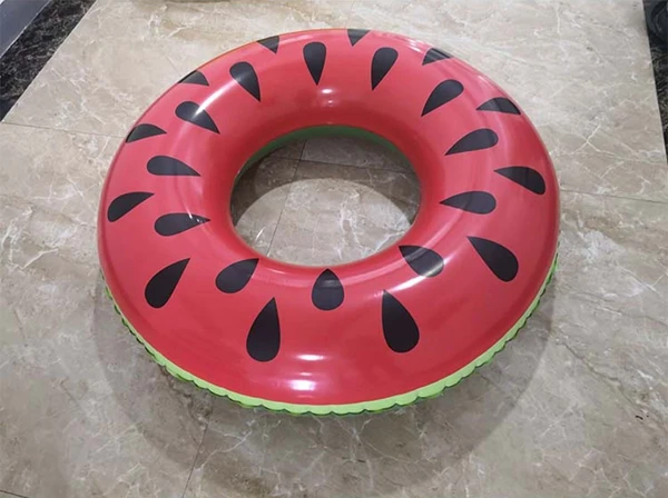 
100cm inflatable large watermelon pool float swimming ring for adults summer water beach party toy 