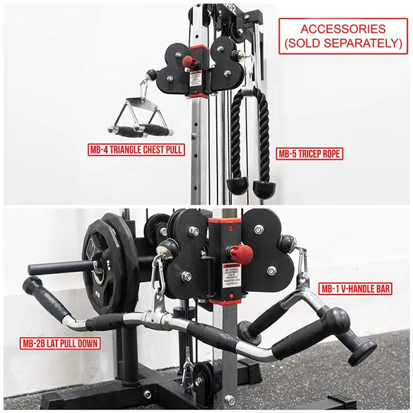 YYH New Hot Selling Wall Mount Cable Attachment Station with Adjustable Pulley System for Home Gyms Equipment