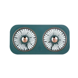 2021 Latest 2000mah Double Motor Usb Fans Cooling Portable Folding Fan Usb Battery Table Desk Mini Fan