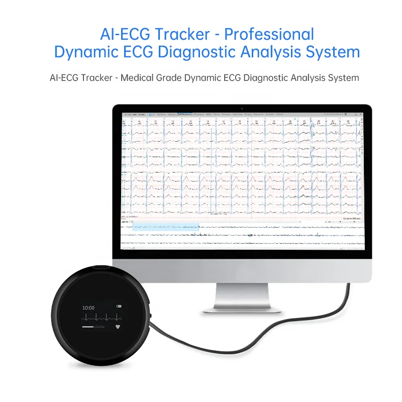 Lepu Monitor Machine Elettrocardiografo Ecg Holter 12 Channel Clinical Analytical Instruments