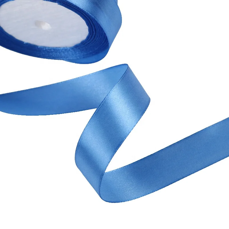 Wholesale Satin Ribbon Customized Colors Width 2 cm Solid Color high quality Smooth Satin Ribbon