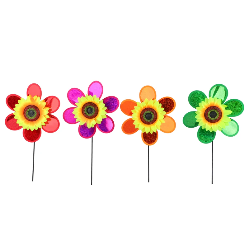 Colorful Windmill Pinwheel Kids Toy Garden Decoration Windmills