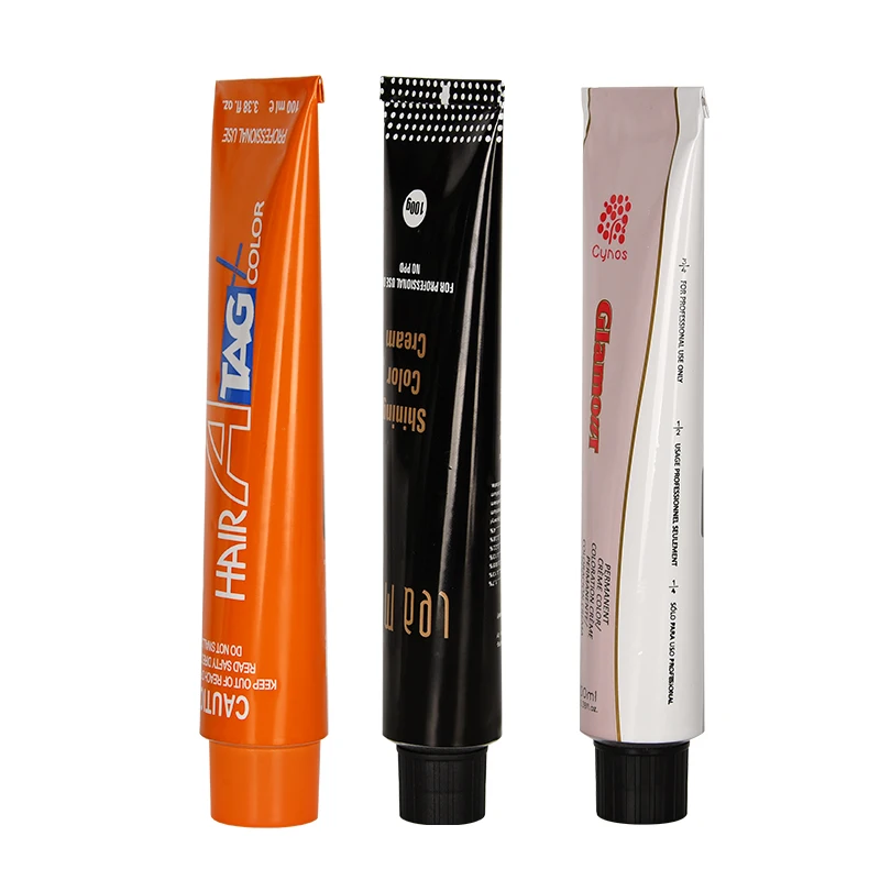 2022 Customized Empty Aluminum Tube Metal Cosmetic Packaging Tubes for Hand Cream Aluminum Tube