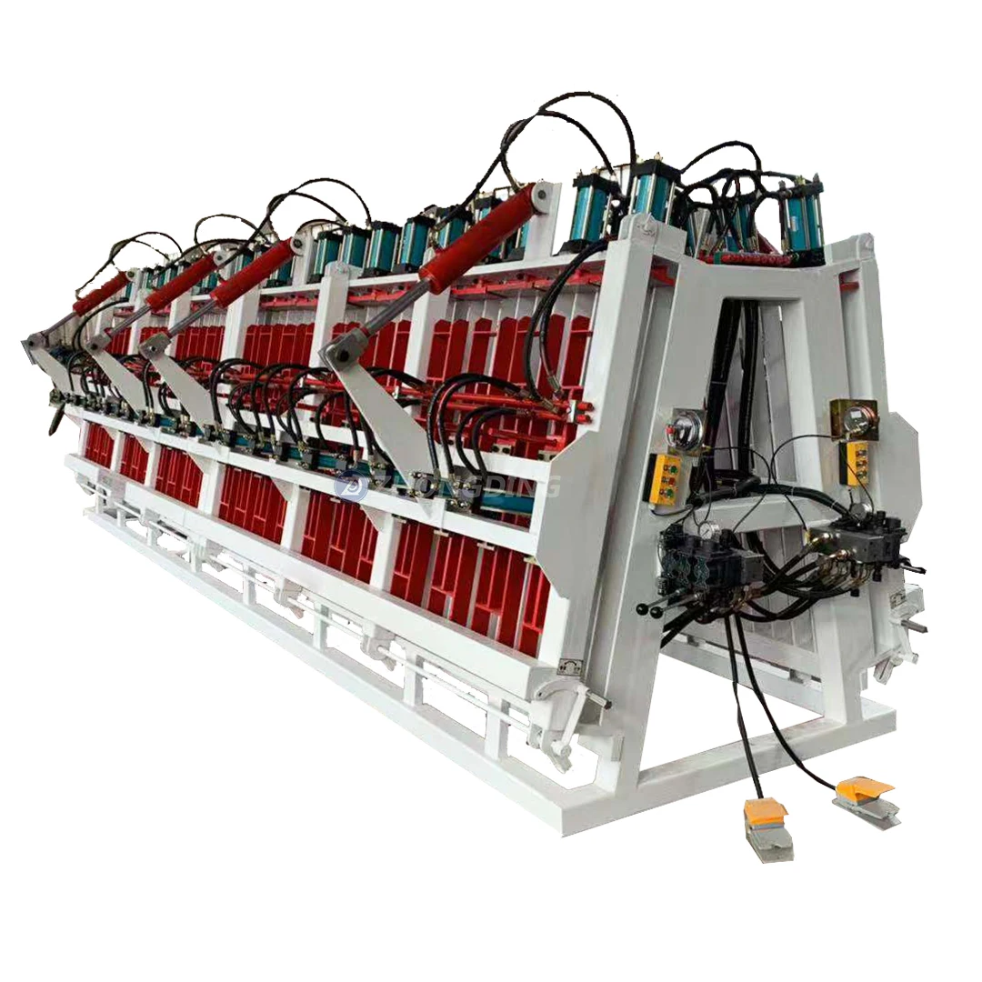 Hydraulic Woodworking glulam timber Beam Wood Board Laminated Press Rotary Composer Clamp Carrier Machine