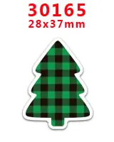 Christmas acrylic planar resin flatbacks pr30165