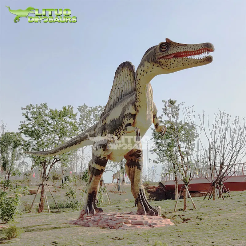 Life Size Spinosaurus for Dinosaur Park Design