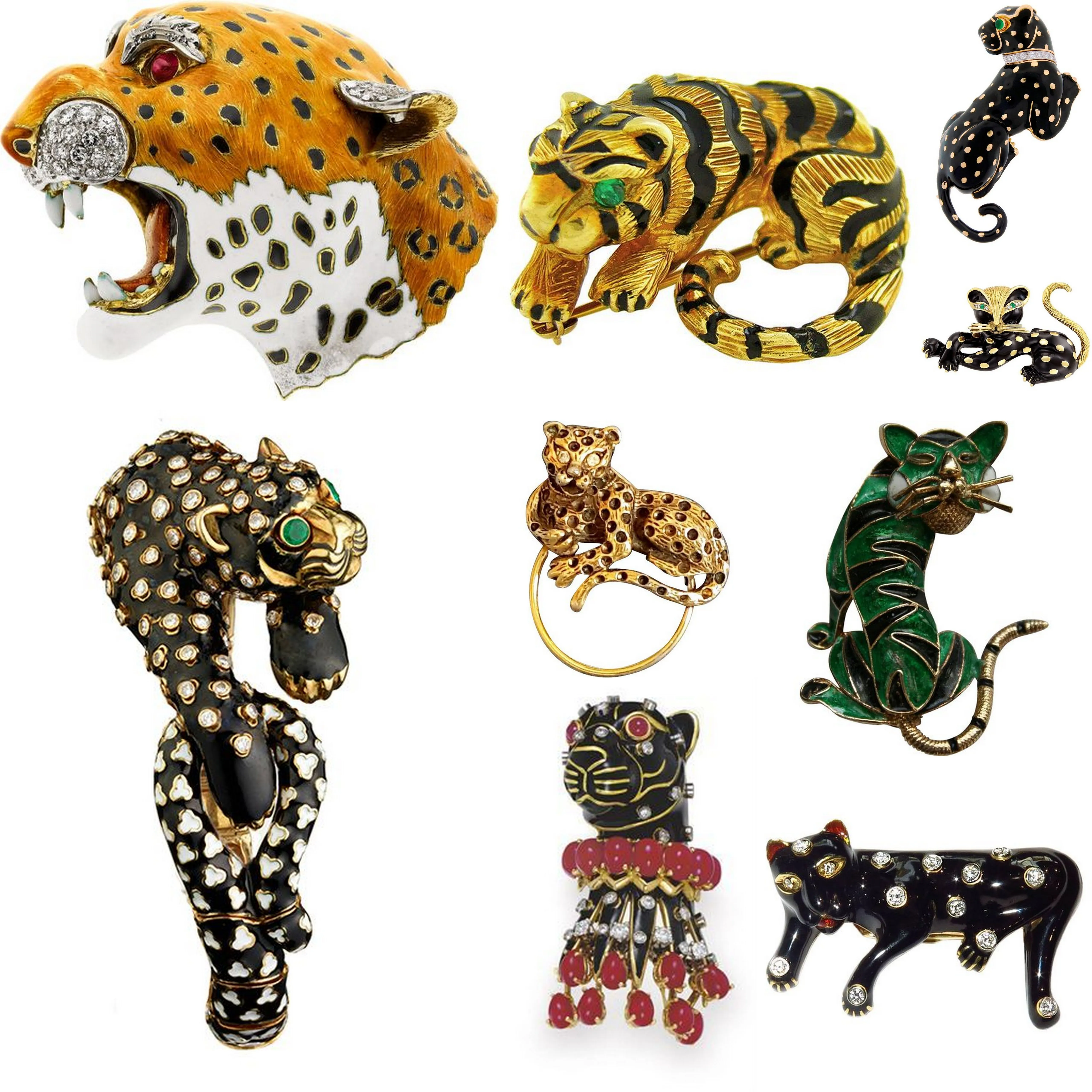 Elegant Enamel Giraffe Animal Brooch Fashion Rhinestone Gold Tone Exquisite Brooch