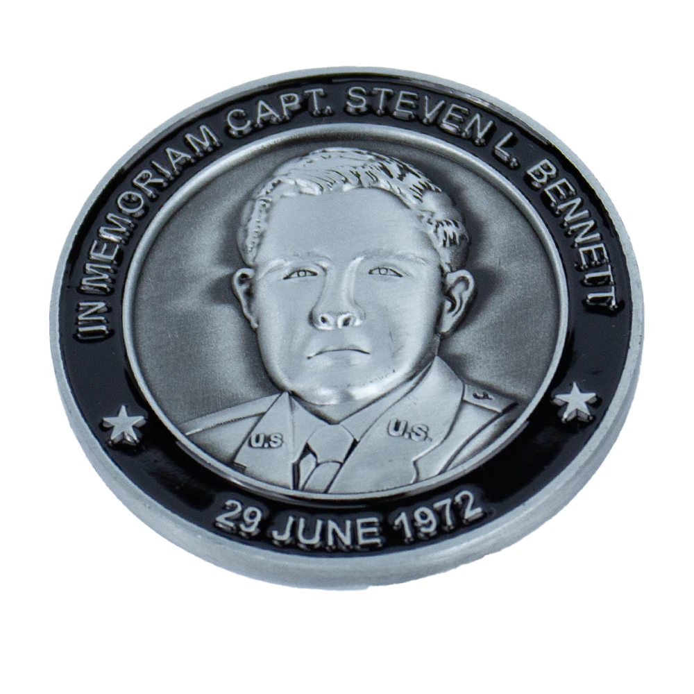 High Level Quality Shiny Gold Plated Laser Engraved Zinc Alloy Die Casting Coin Metal Double Side Commemorative
