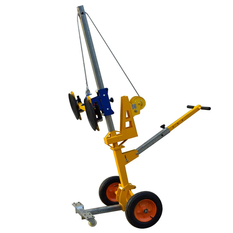 Vacuum Glass Moving and Lifting Trolley with 2 Suction Cups