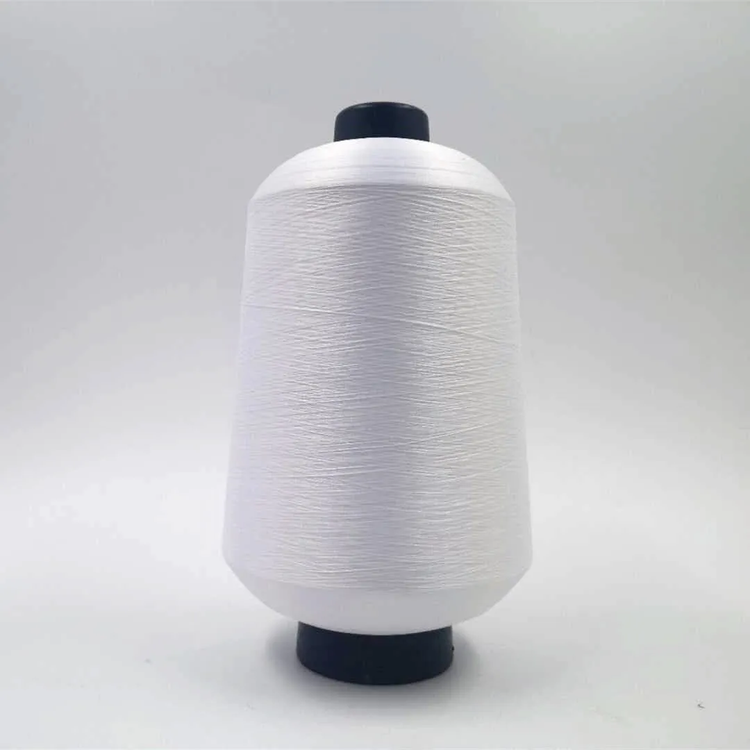 Bleach White DTY 150D 48F 100% Polyester Yarn for Weaving and Knitting