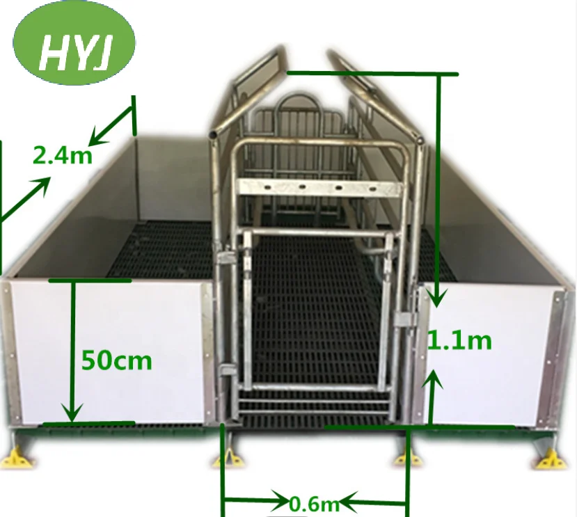 Hot sale sow farrowing carte single farrowing pen sow farrowing crate pig livestock equipment